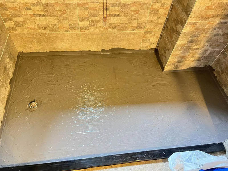 卫生间地面渗水不砸砖补漏方法