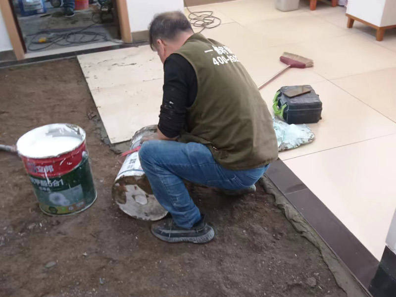 瓷砖翻新800元铺贴80平米装修案例