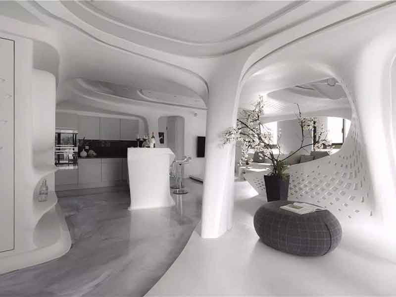 哪些元素可以更好的表现未来科技感风格装修