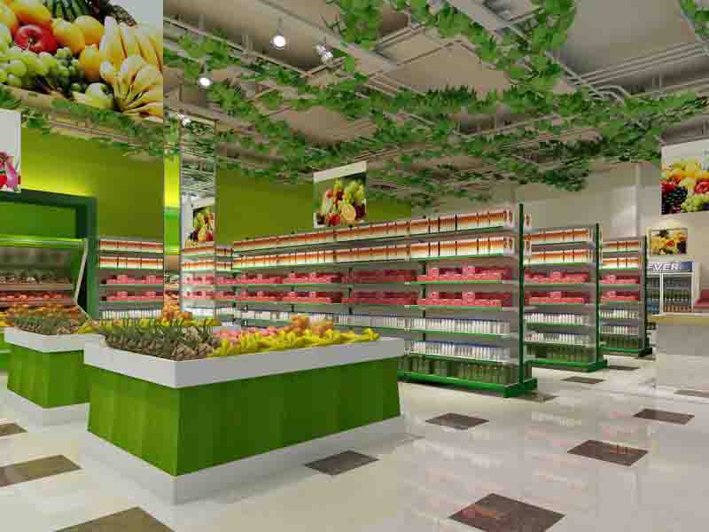 水果店装修图片,水果店现代装修设计图,水果店装修效果图大全