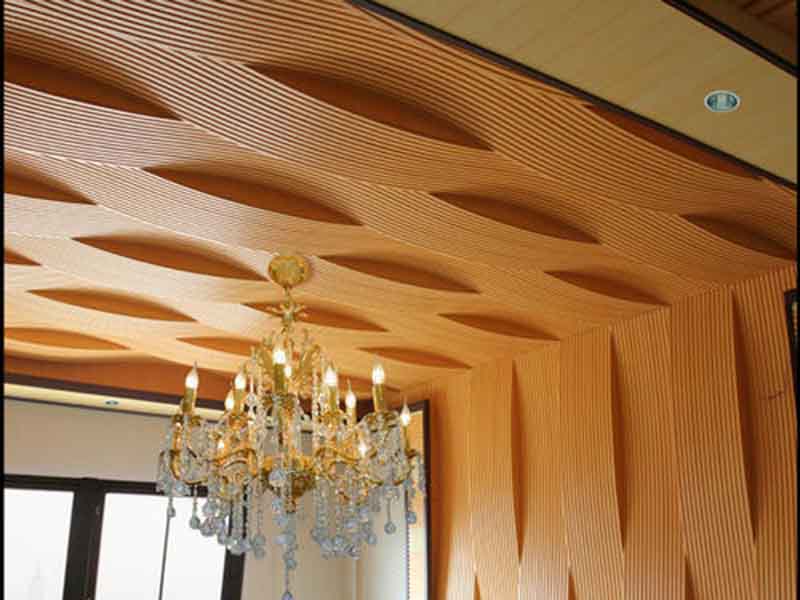 南昌市安义县生态木吊顶效果图