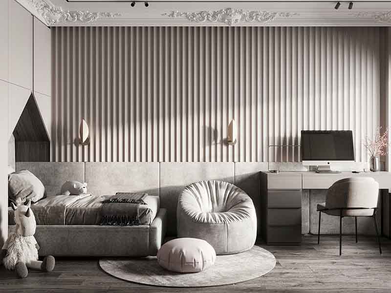 江门市台山市儿童房效果图